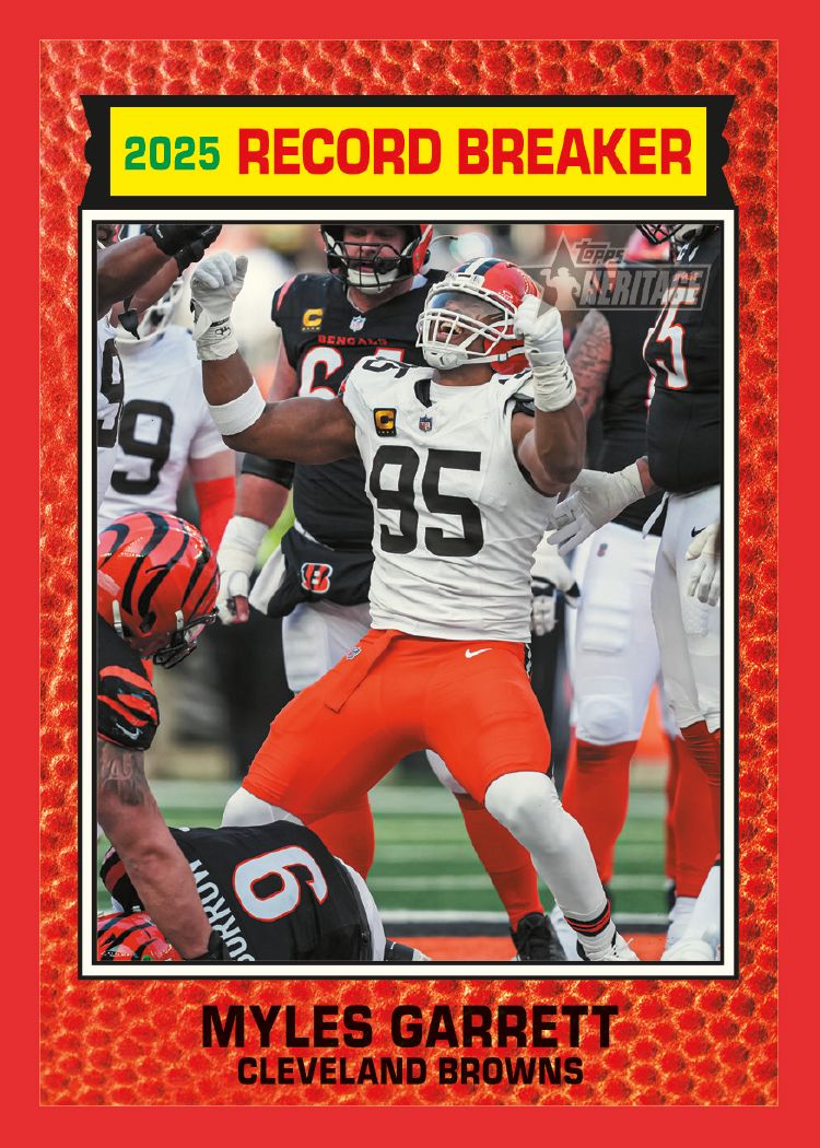 2026 Topps Heritage Football Blaster Box - Miraj Trading