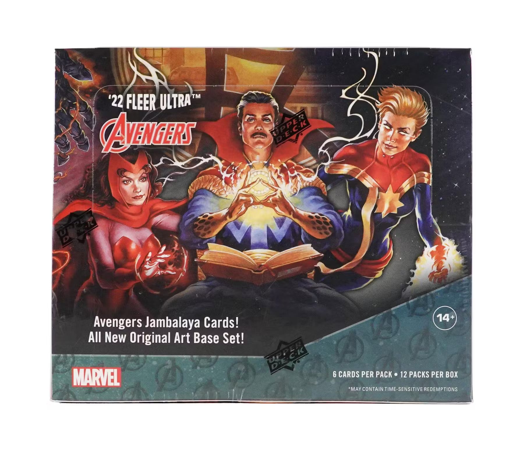 2022 Upper Deck Marvel Fleer Ultra Avengers Sealed Hobby Box - Miraj Trading
