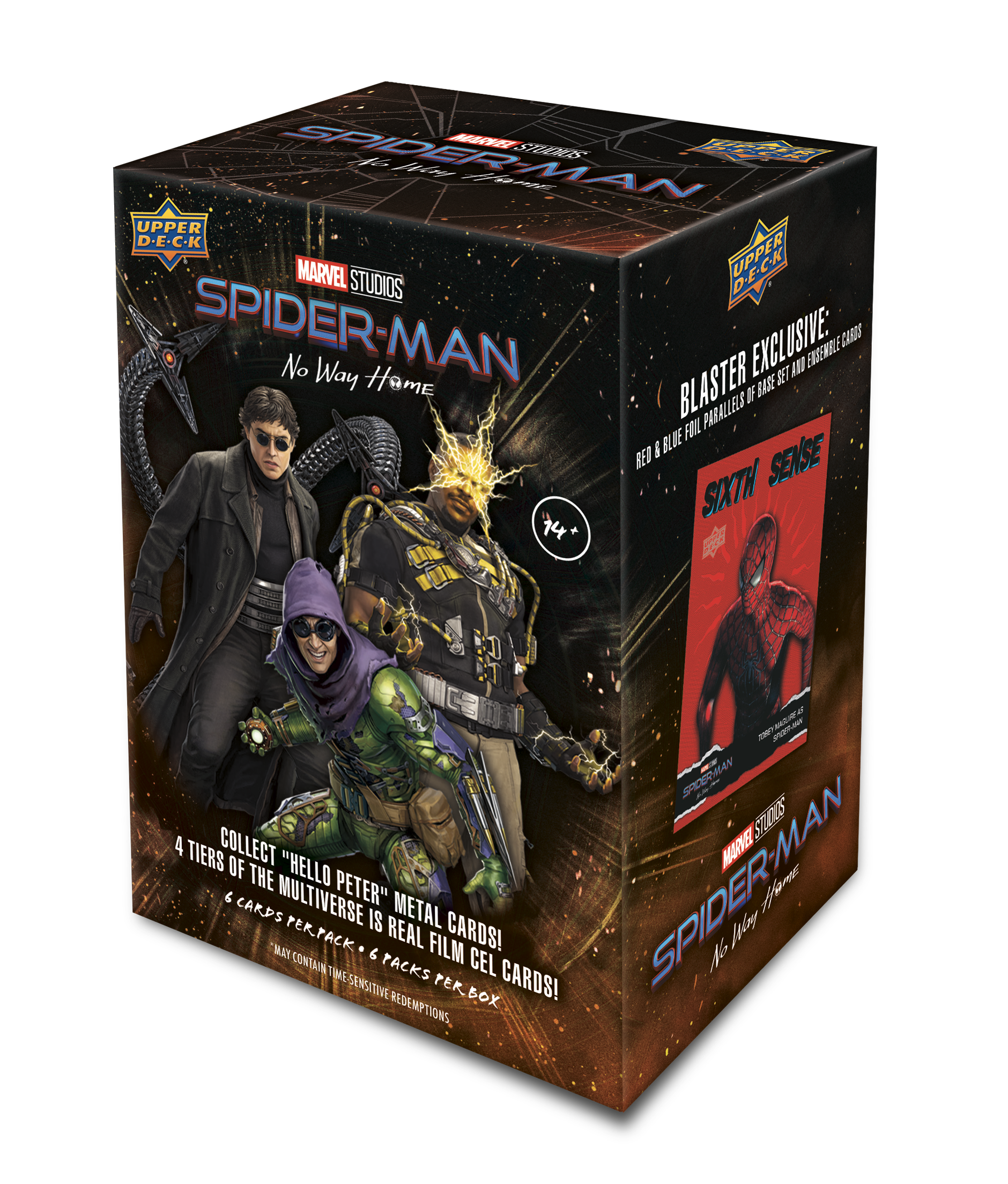 Upper Deck Marvel Studios Spider-Man No Way Home Blaster Box - Miraj Trading