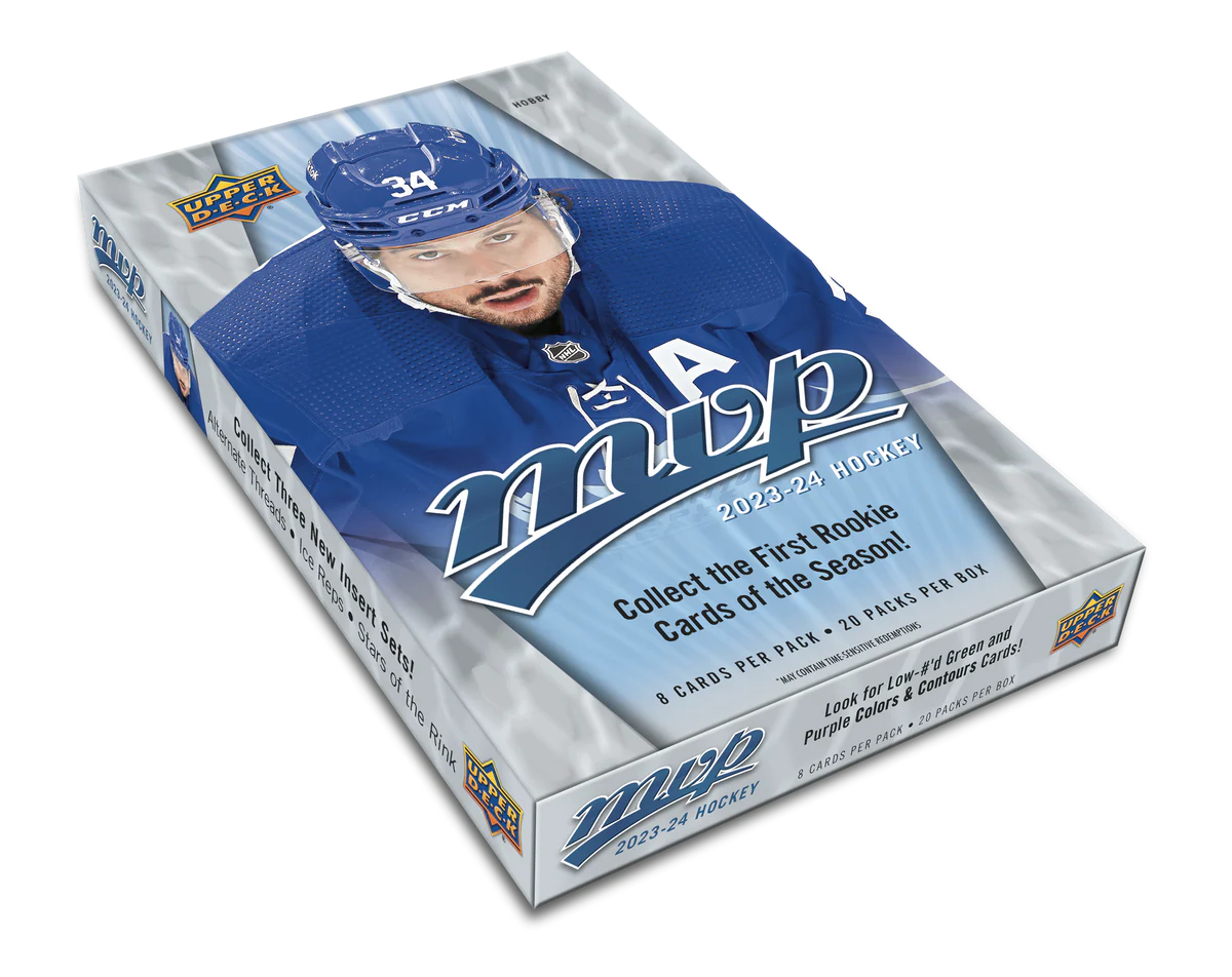 2023-24 Upper Deck MVP Hockey Hobby Box Case (Case of 20 Boxes) - Miraj Trading