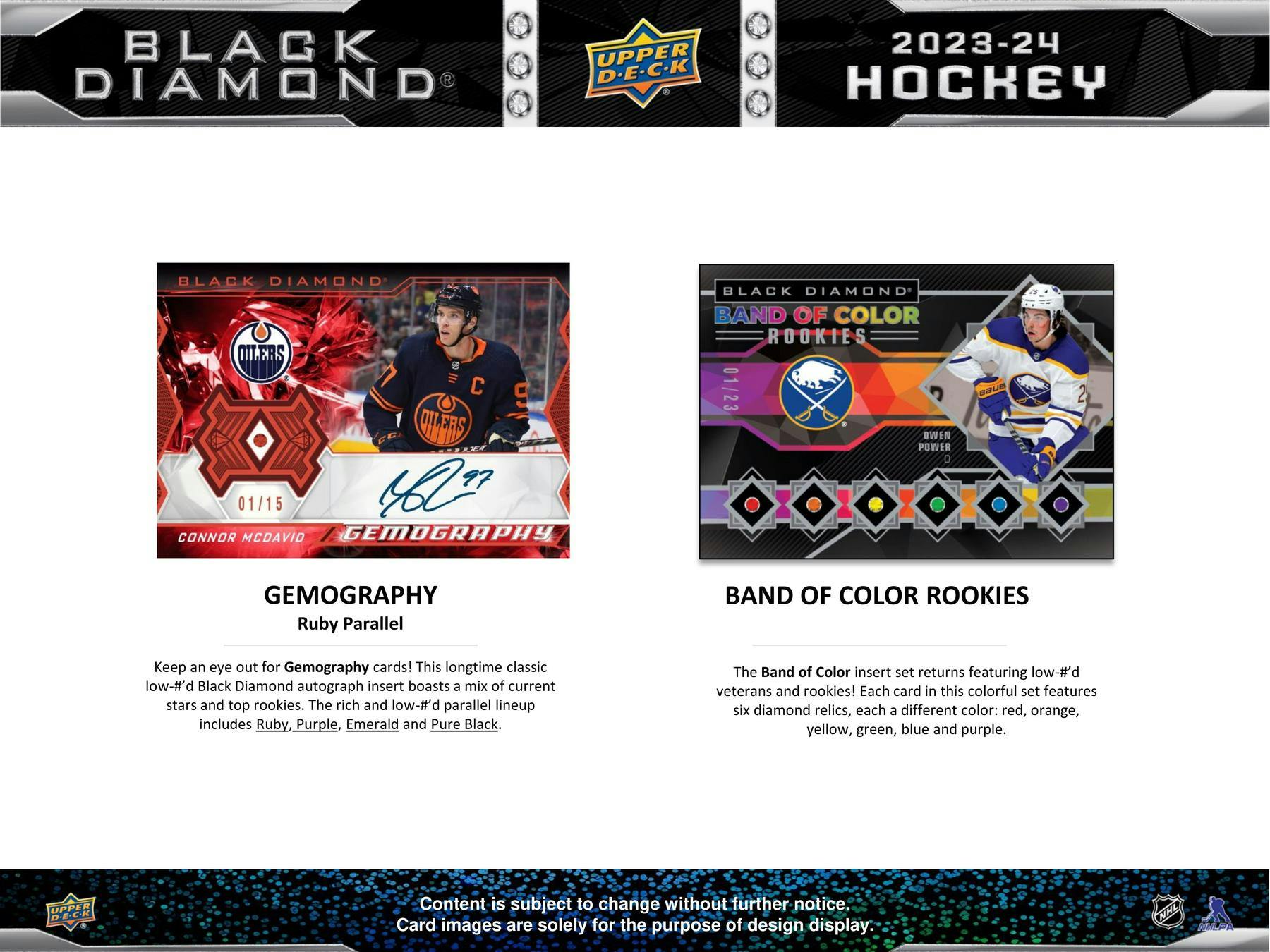 2023-24 Upper Deck Black Diamond Hockey CDD Exclusive Edition Hobby Bo