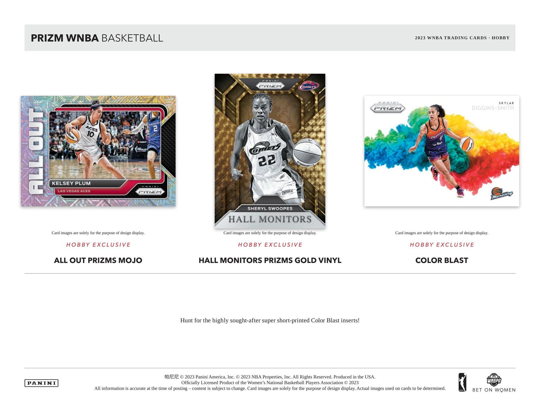 2023 Panini Prizm WNBA Basketball Hobby Box - Miraj Trading