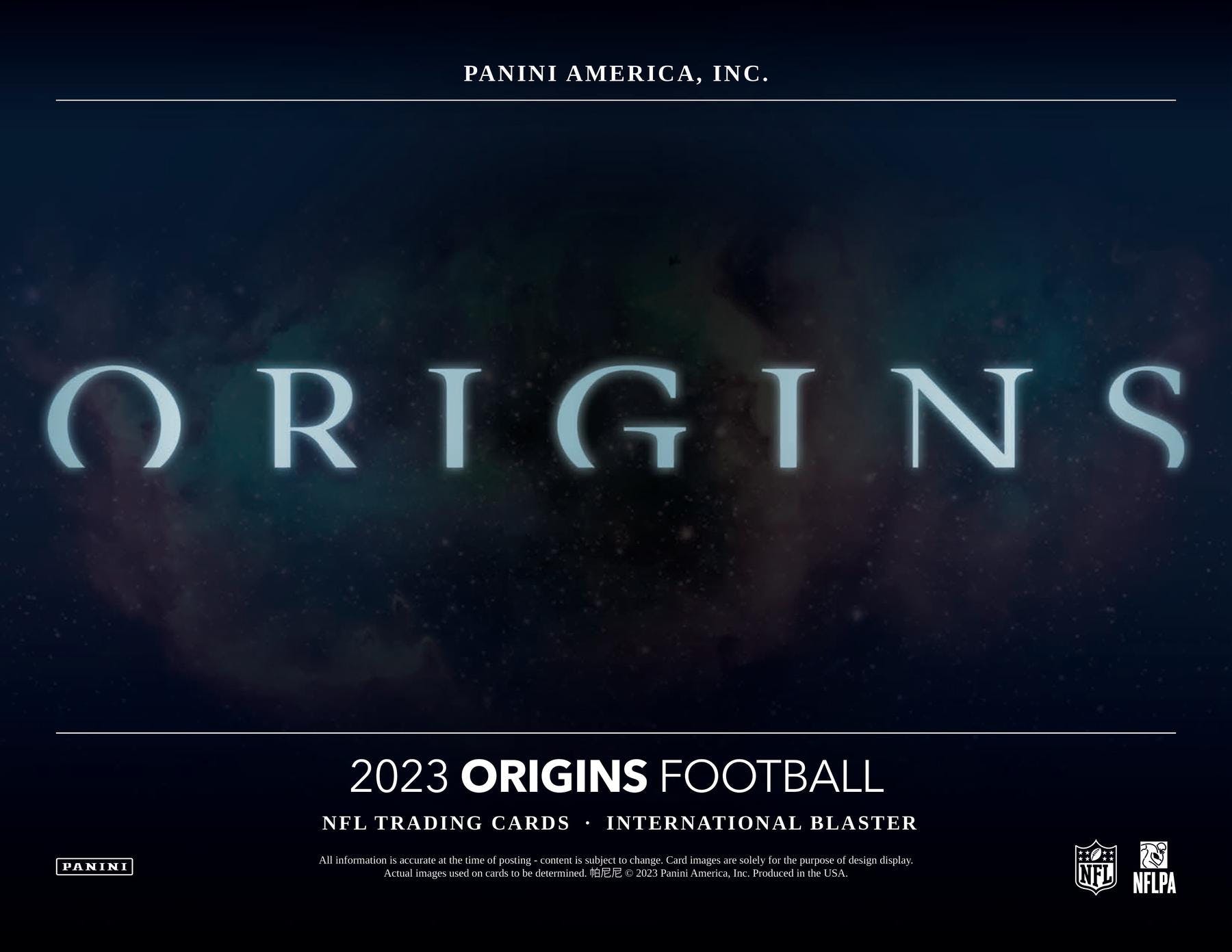 2023 Panini Origins Football International Blaster Box - Miraj Trading