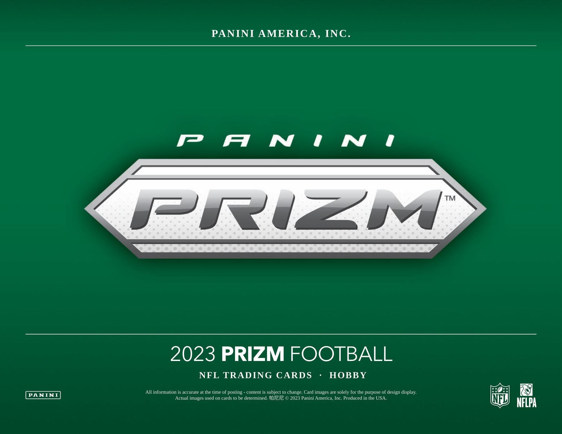 2023 Panini Prizm Football Hobby Box - Miraj Trading