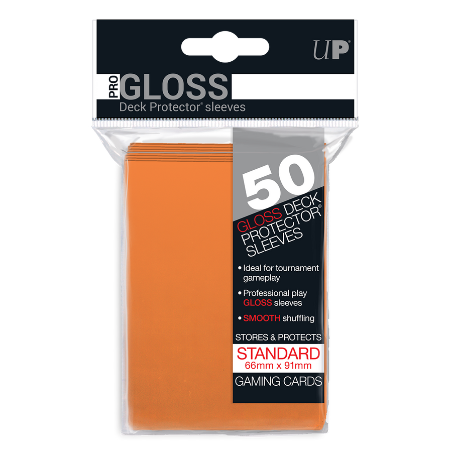 Ultra Pro PRO-Gloss 50ct Standard Deck Protector Sleeves - Miraj Trading