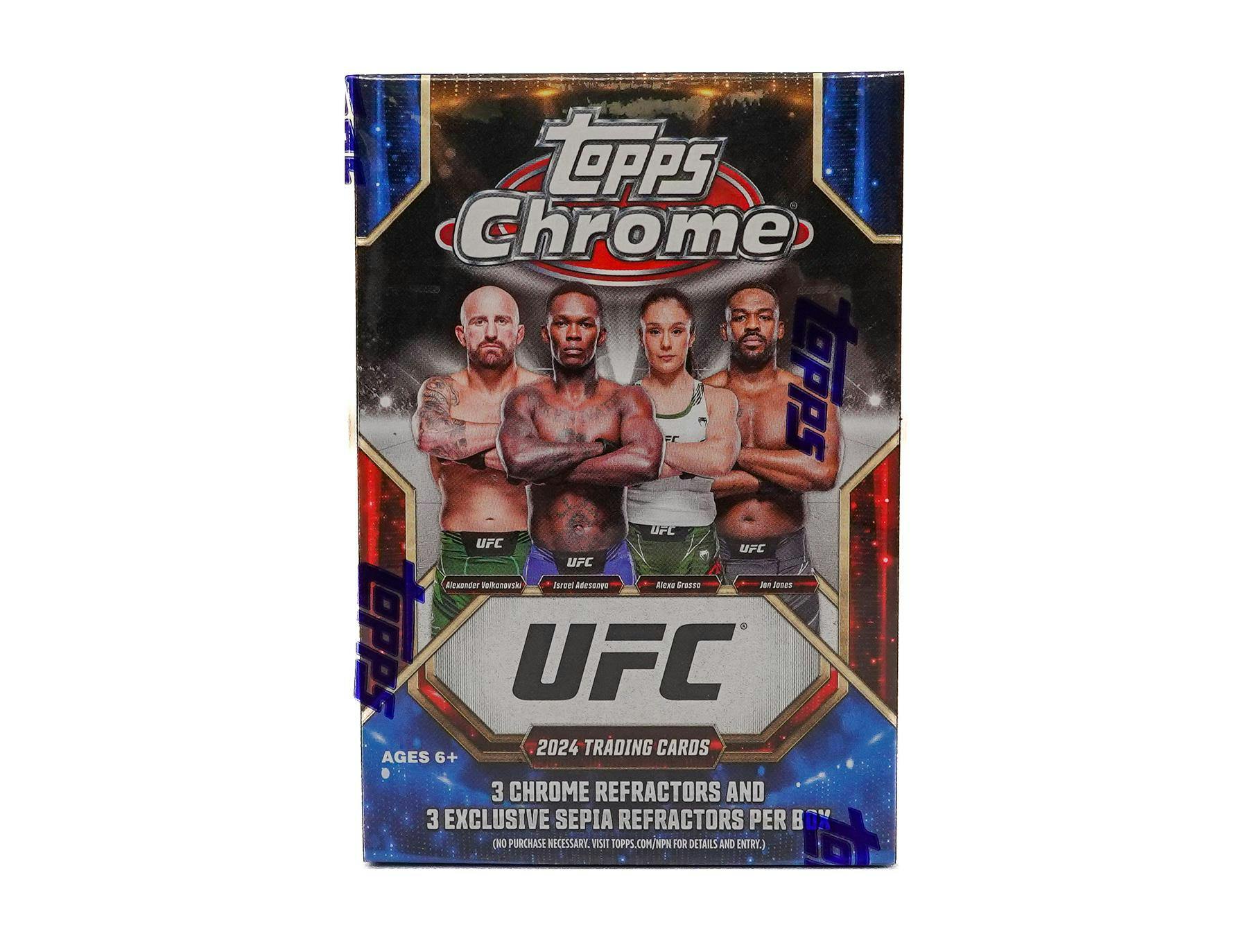 海外製 モスカート120P 6個 UFC他 2024 Topps Chrome UFC 6-Pack Blaster Box | Miraj Trading