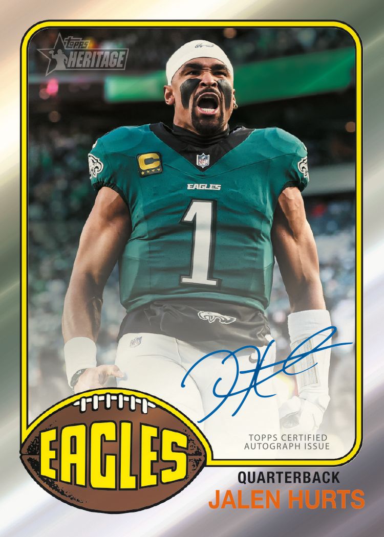 2026 Topps Heritage Football Blaster Box - Miraj Trading