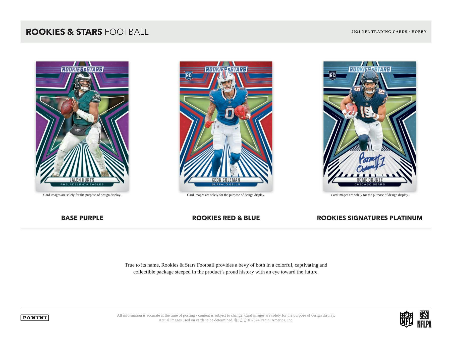 2024 Panini Rookies and Stars Football Hobby Box - Miraj Trading