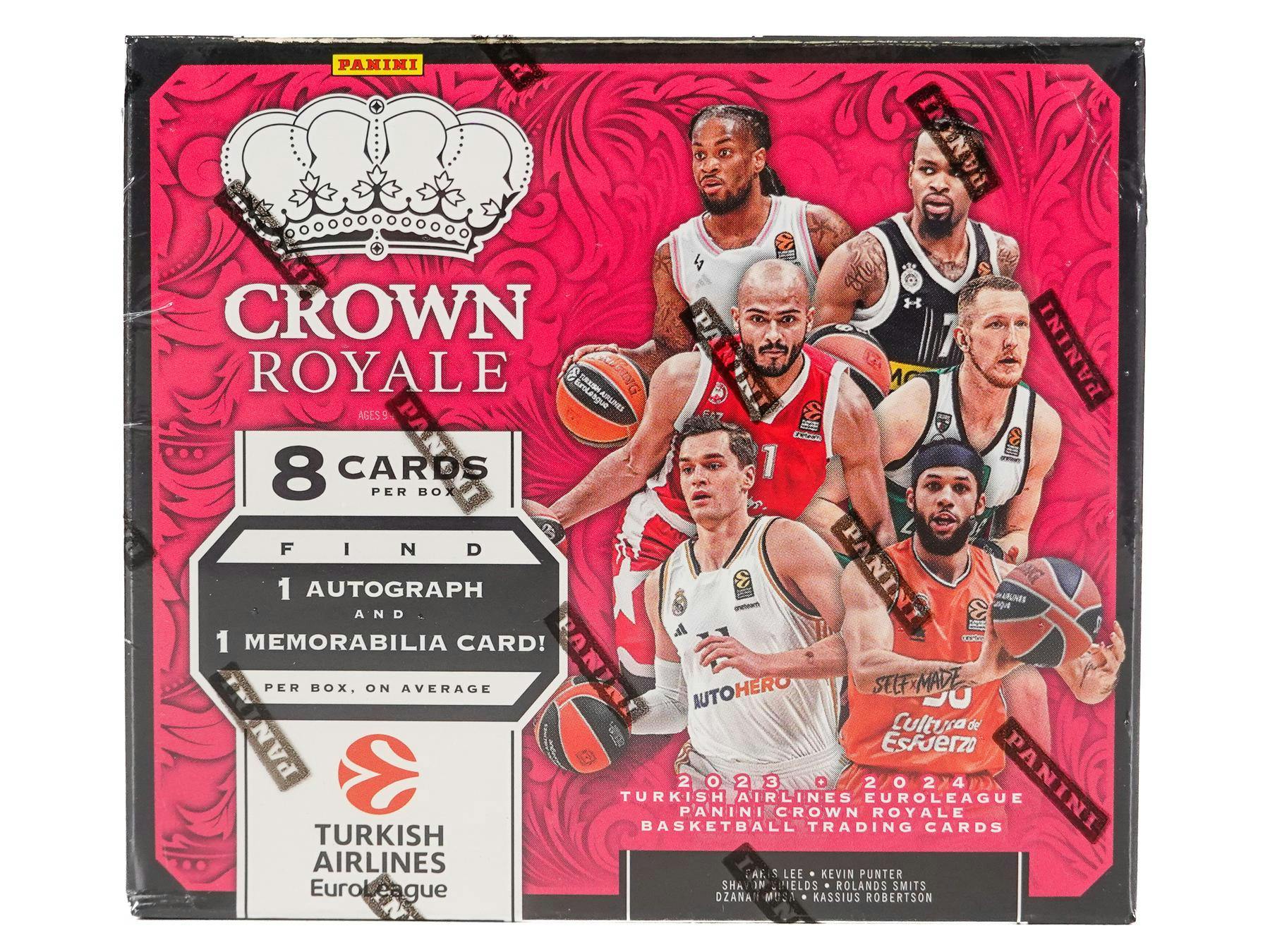 2023-24 Panini Crown Royale Euroleague Basketball Hobby Box - Miraj Trading