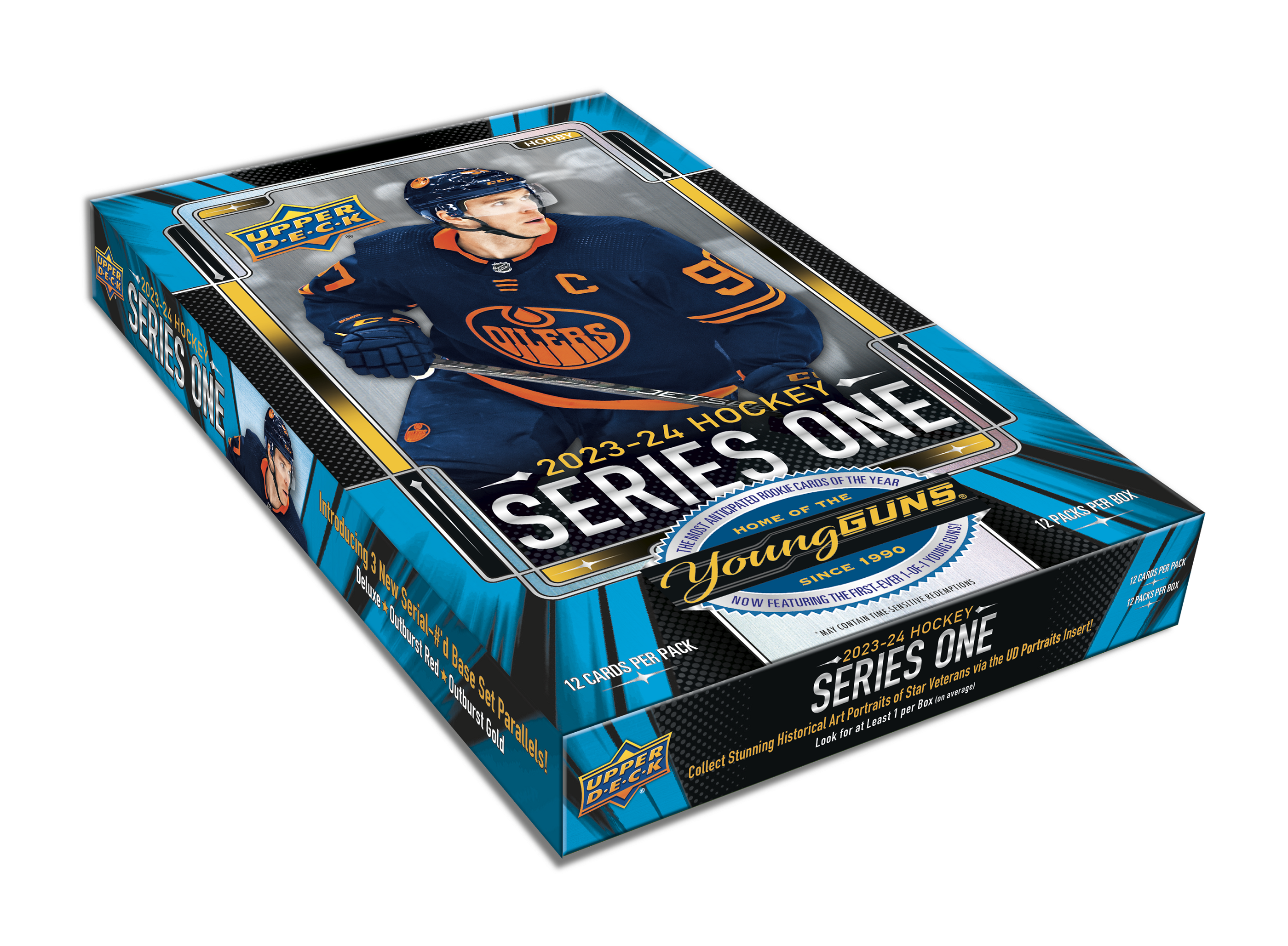 2023-24 Upper Deck Series 1 Hockey Hobby Box Case (Case of 12 Boxes) (Pre-Order) - Miraj Trading
