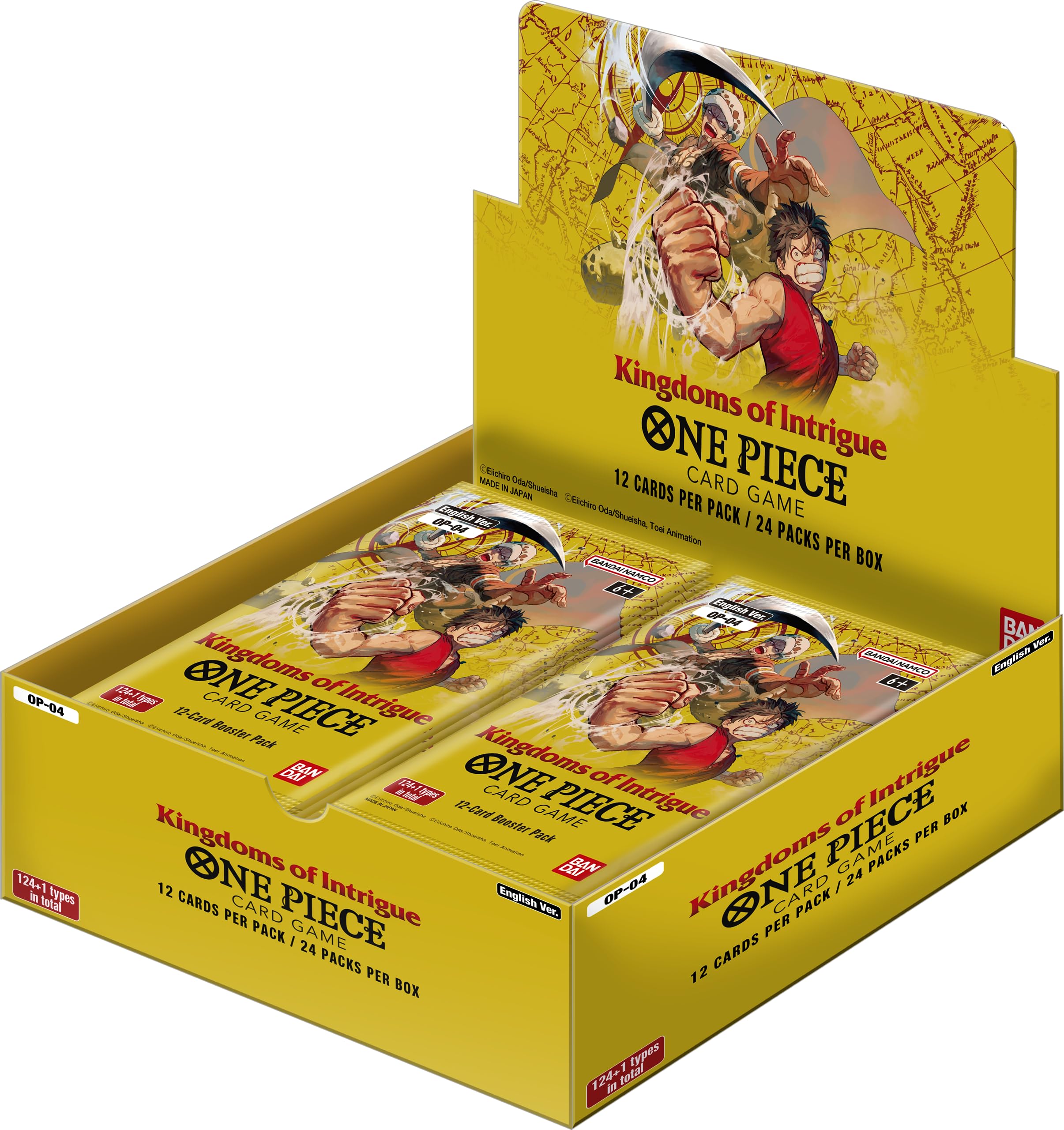 One Piece Kingdoms of Intrigue OP-04 Booster Box - Miraj Trading