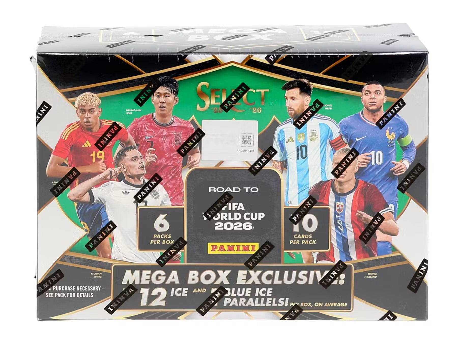 2025-26 Panini Select Road to FIFA World Cup Soccer Mega Box
