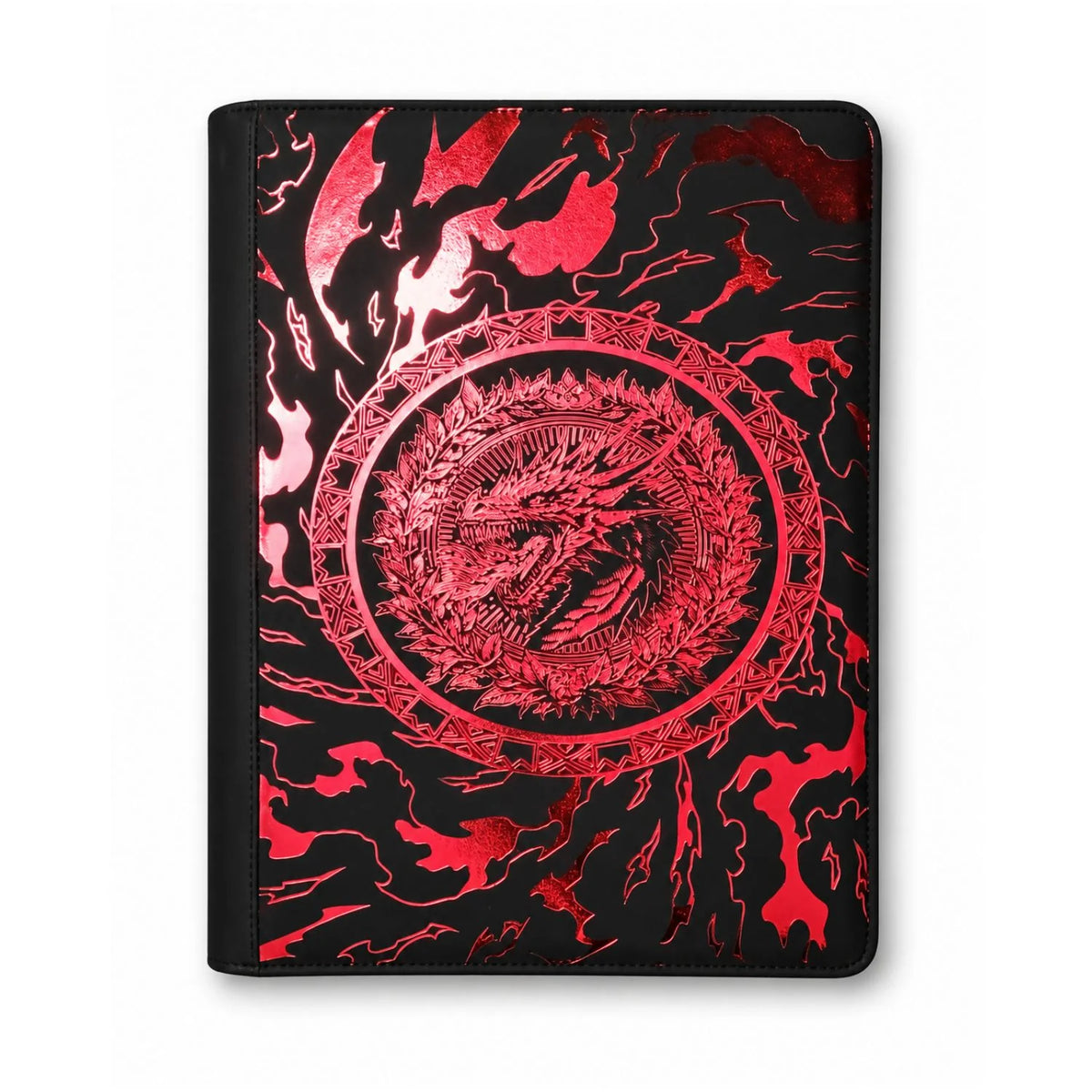 EVORETRO 4x4 Trading Card Zipper Binder (Dragon Crest)