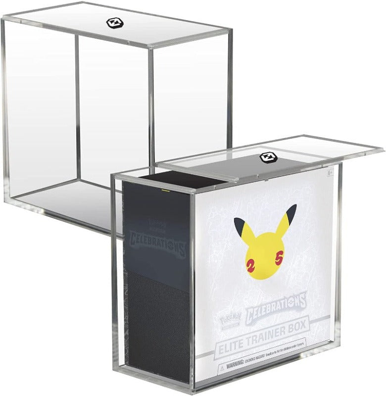 EVORETRO Acrylic ETB Protector with Sliding Lid – UV-Resistant Display Case