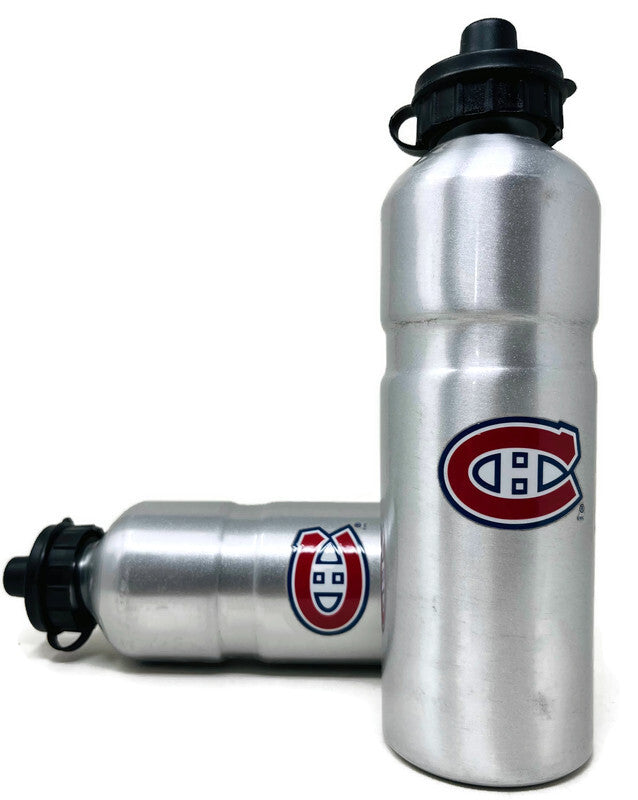 Montreal Canadiens Silver Opaque Water Bottle - Miraj Trading