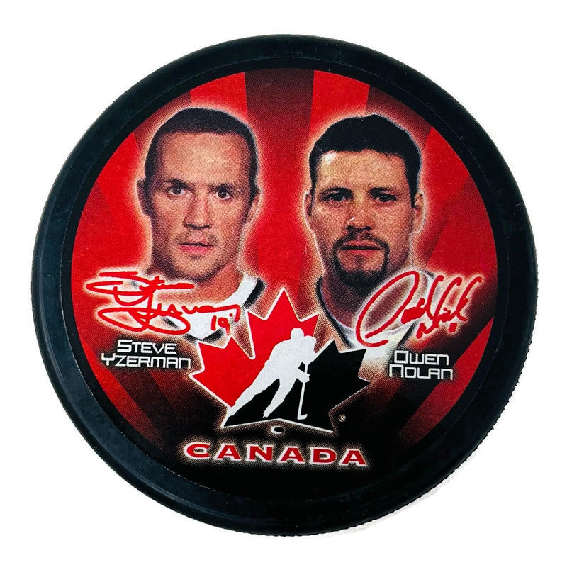 Team Canada Duo Hockey Pucks - Miraj Trading