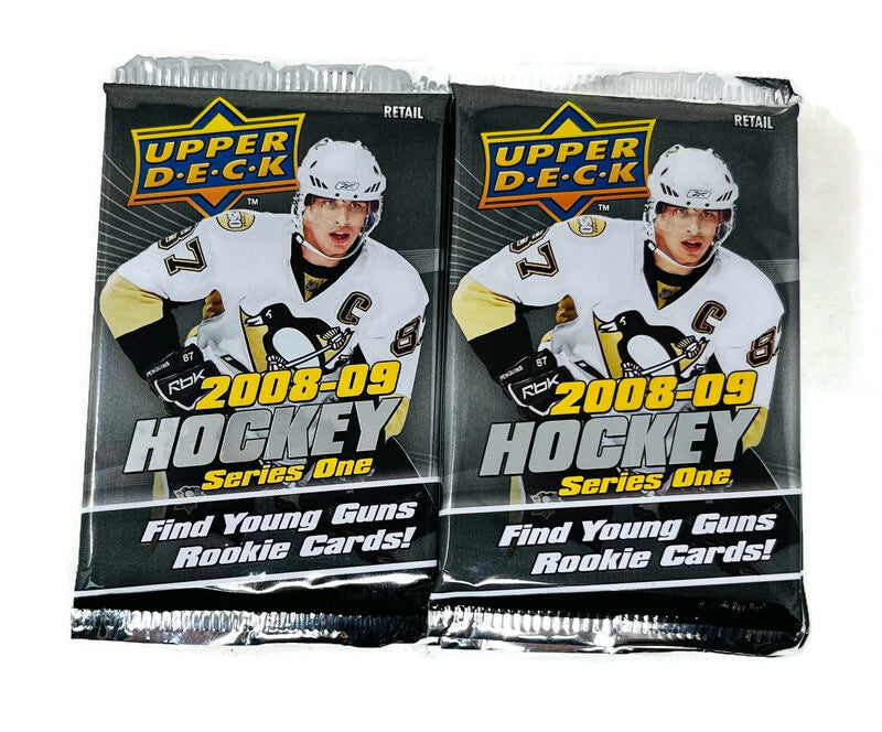 2008-09 Upper Deck Series 1 Hockey Retail Pack ( Lot of 15 Packs ) - Miraj Trading