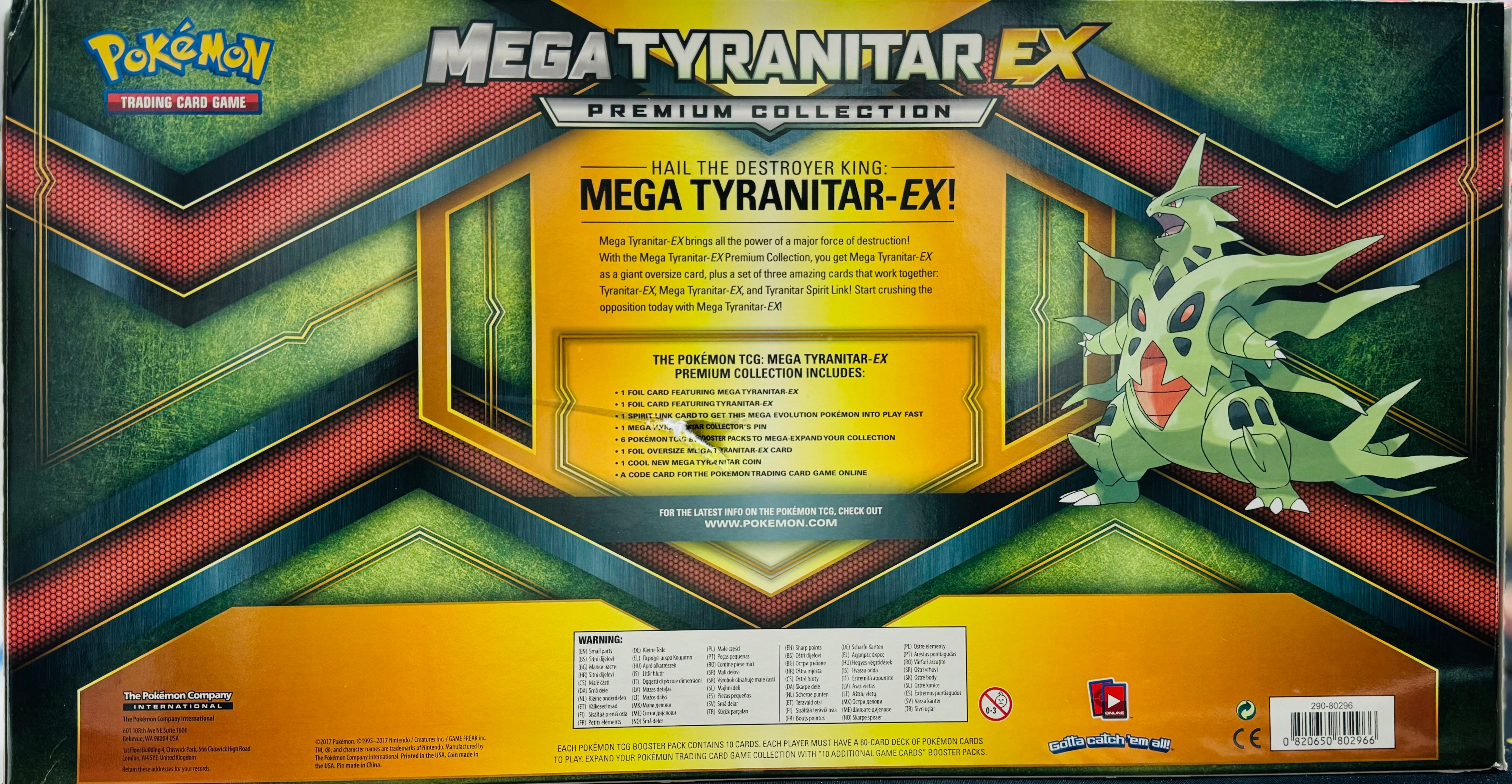 Pokémon Mega Tyranitar-EX Premium Collection - Miraj Trading