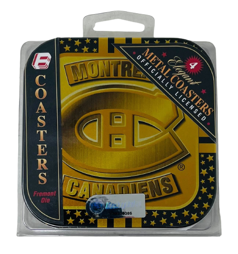 NHL Montreal Canadiens Metal Coaster (Pack of 4) - Miraj Trading