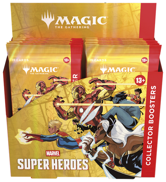 Magic The Gathering Marvel Super Heroes Collector Booster Box Magic The Gathering Marvel Super Heroes Collector Booster Box