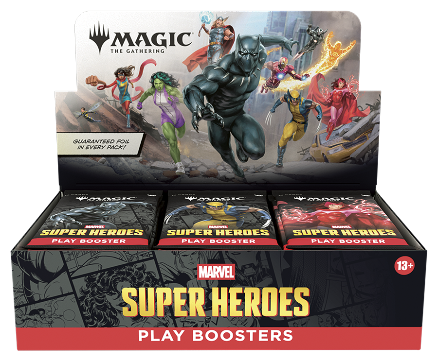 Magic: The Gathering Marvel Super Heroes Play Booster (Pre-Order) - Miraj Trading