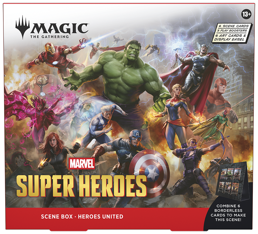 Magic The Gathering Marvel Super Heroes Scene Box(Set of 2) (Pre-Order) - Miraj Trading