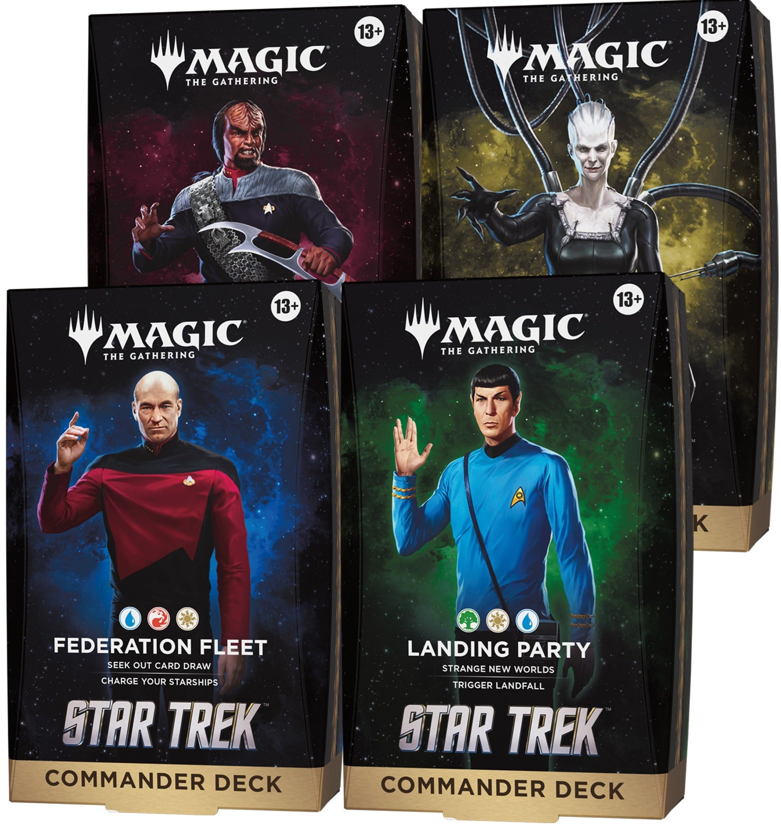 Magic The Gathering: Star Trek Commander Deck (Set of 4) (Pre-Order)