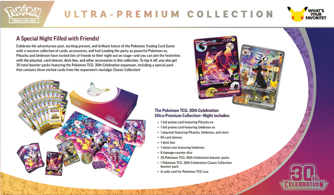 Pokemon 30th Celebration Day / Night Ultra Premium Collection (Pre-Order)