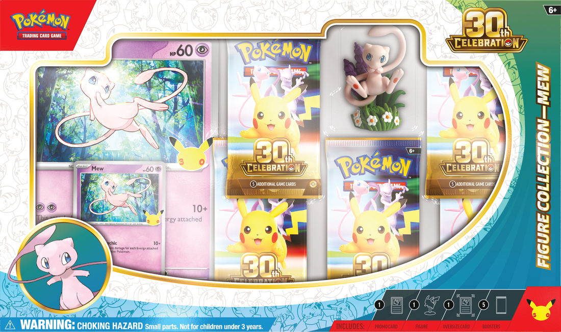 Pokemon 30th Celebration Mew / Mewtwo Figure Collection (Pre-Order) - Miraj Trading