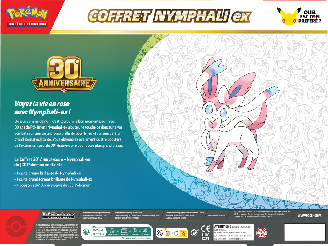 Pokemon 30th Celebration Sylveon / Greninja EX (French) (Pre-Order) - Miraj Trading