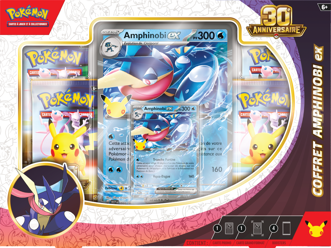 Pokemon 30th Celebration Sylveon / Greninja EX (French) (Pre-Order) - Miraj Trading
