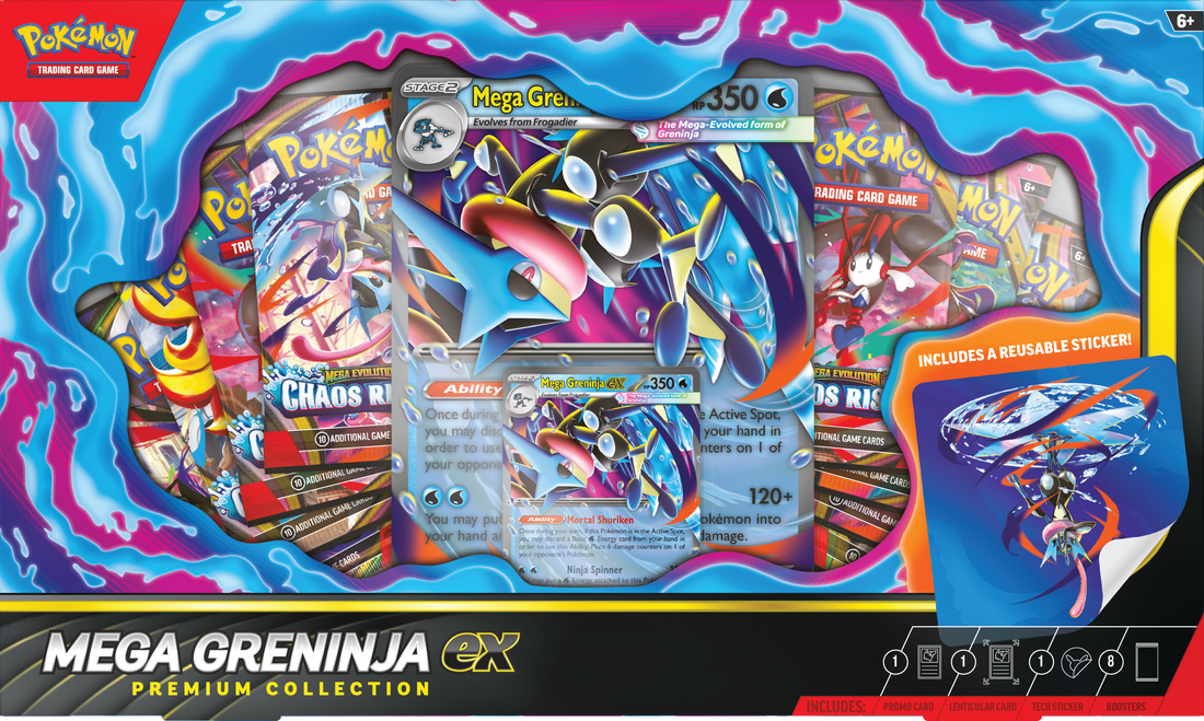 Pokemon Mega Greninja Ex Premium Collection Box (Pre-Order) - Miraj Trading