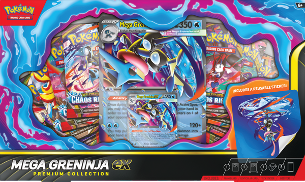 Pokemon Mega Greninja Ex Premium Collection Box | Miraj Trading