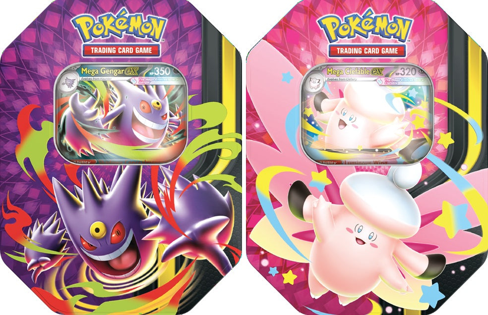 Pokemon Mega Moonlit Tin (Pre-Order) - Miraj Trading