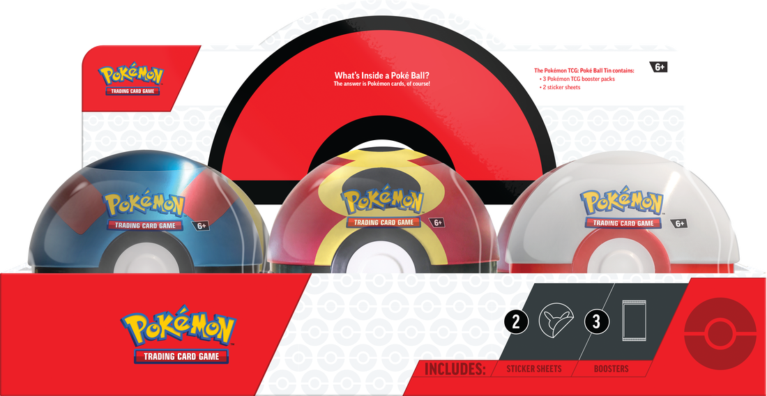 Pokemon Pokeball Tin Q4 2025 (Set of 6) (Pre-Order) - Miraj Trading