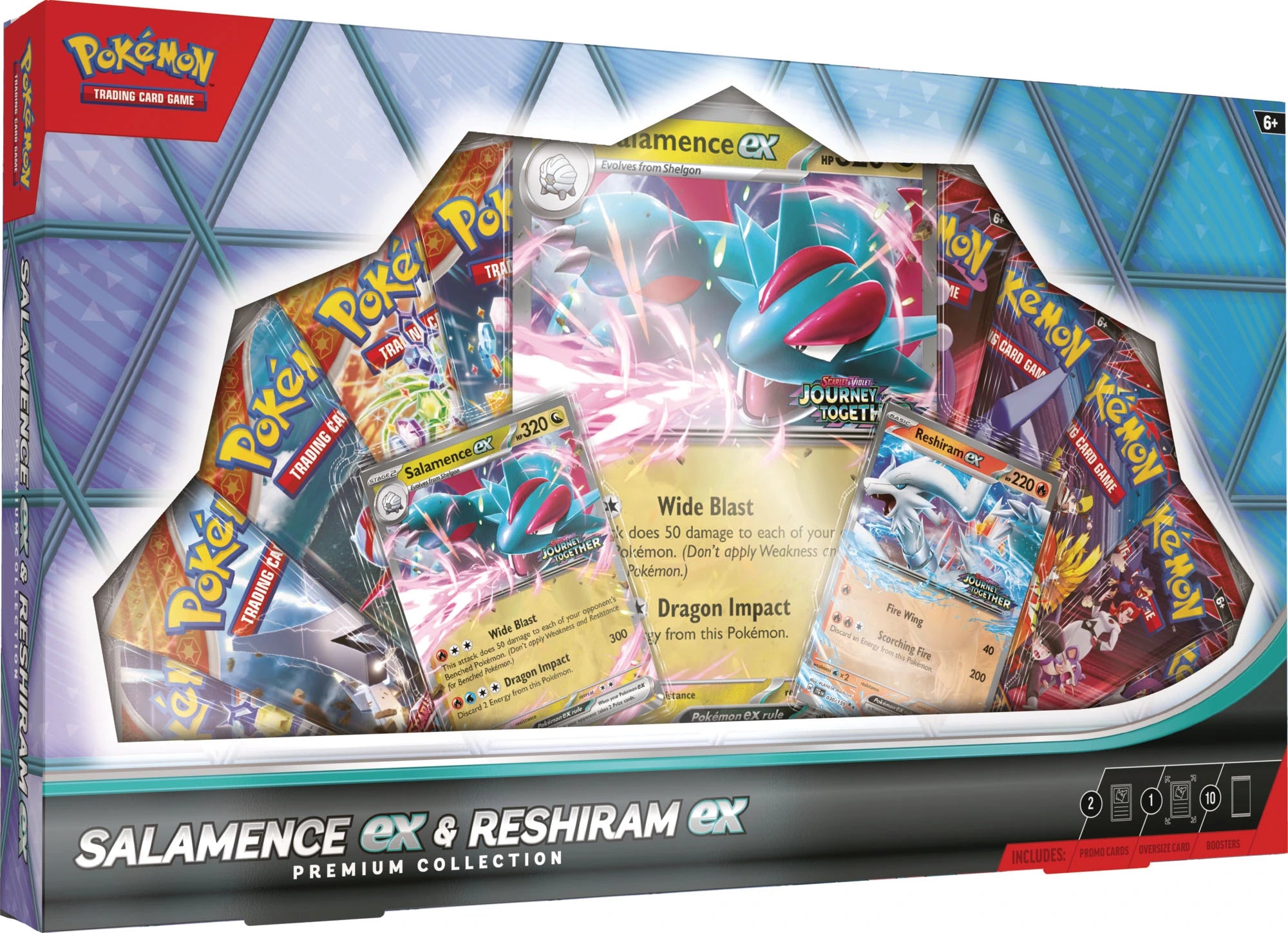 Pokemon Salamence EX/Reshiram EX Premium Collection Box (Pre-Order) - Miraj Trading