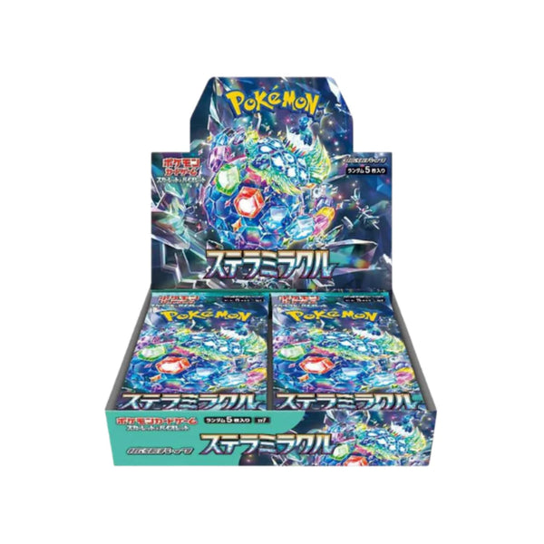 stellar crown japanese booster box Pokemon Japanese: Miracle Violet—Stellar Crown expansion! POKÉMON CARD GAME S7R Number of Holofoil Cards::25+ nonsport