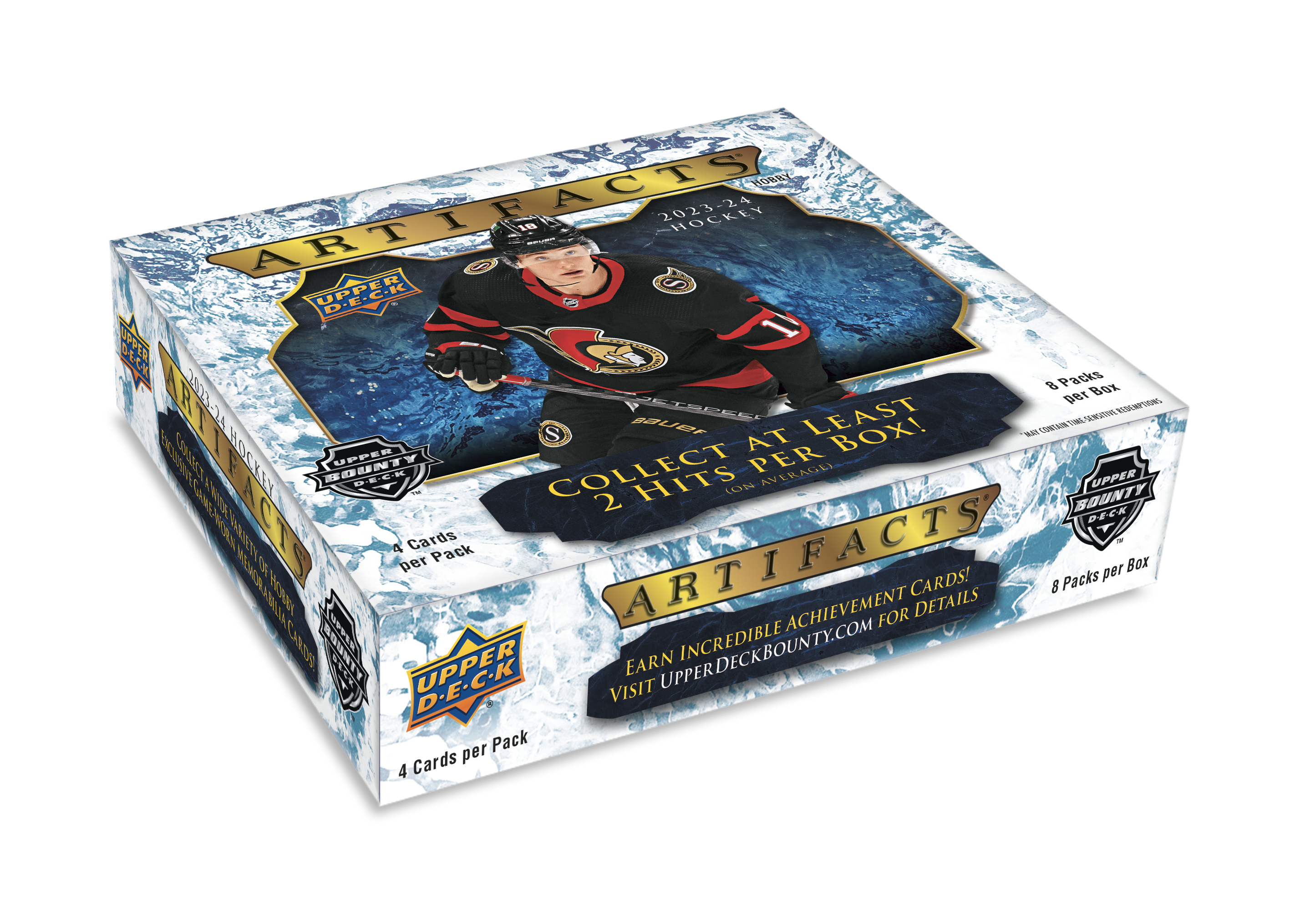 2023-24 Upper Deck Artifacts Hockey Hobby Box - Miraj Trading