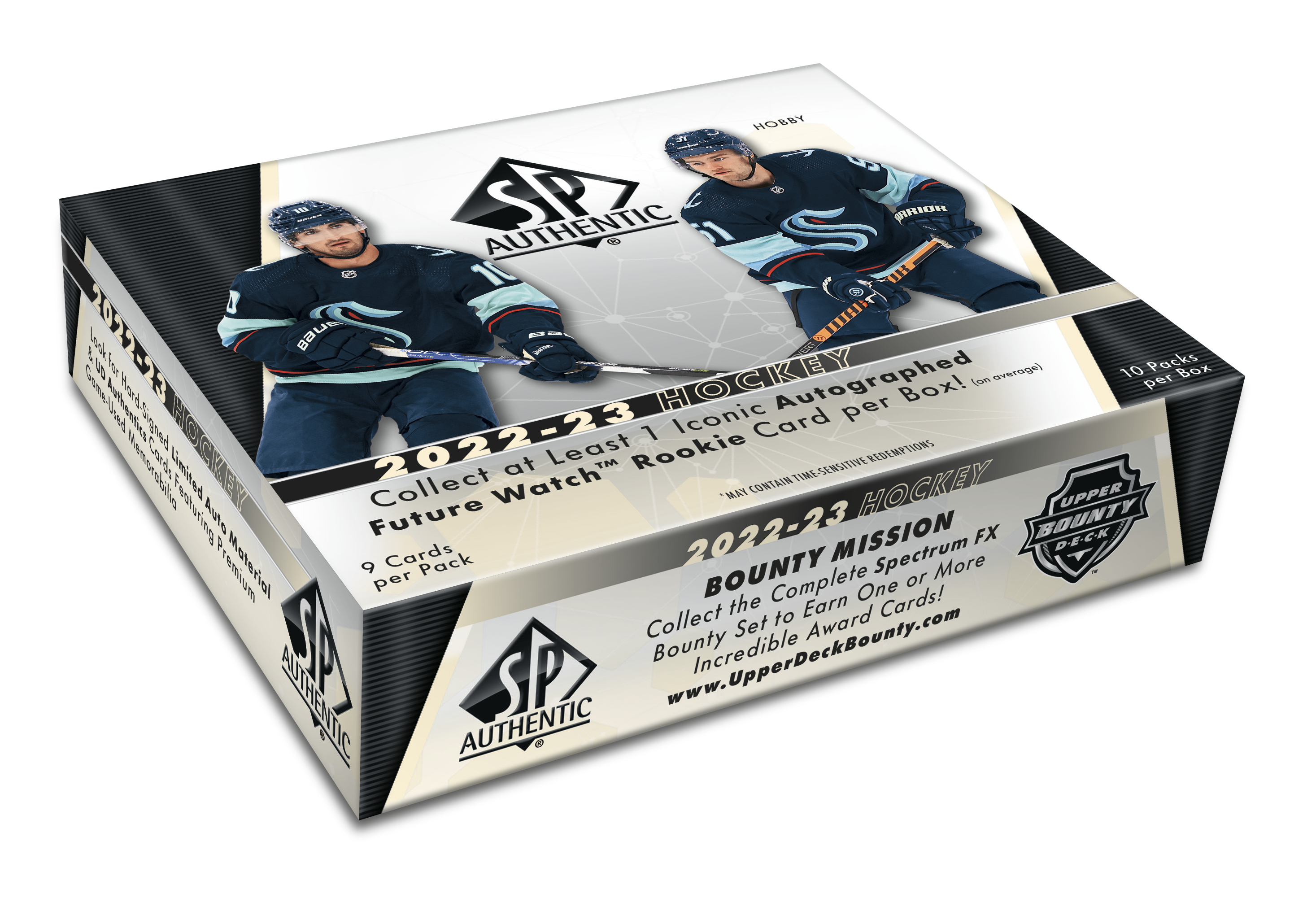 2022-23 Upper Deck SP Authentic Hockey Hobby Box Master Case (Case of 16 Boxes) - Miraj Trading