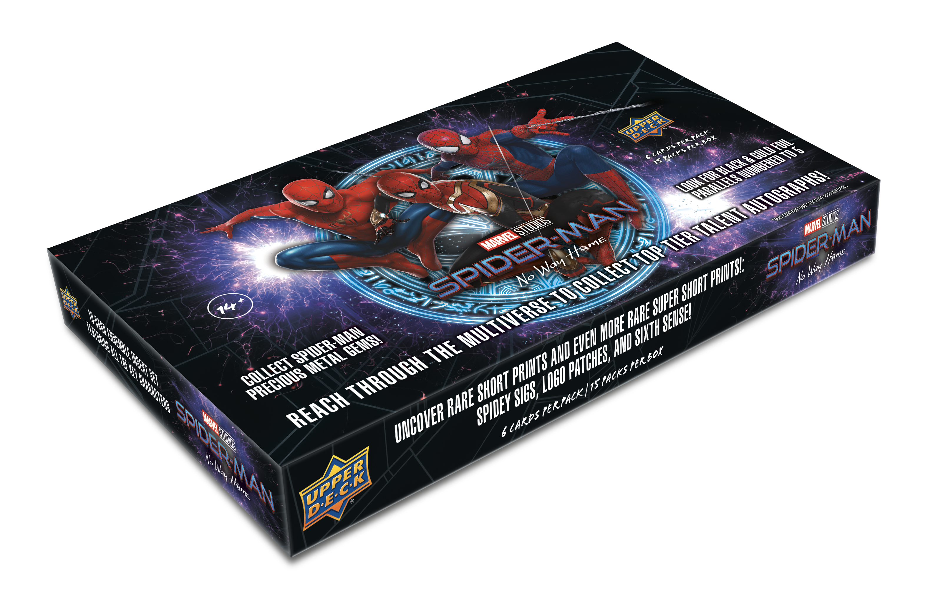 Upper Deck Marvel Studios Spider-Man No Way Home Hobby Box - Miraj Trading