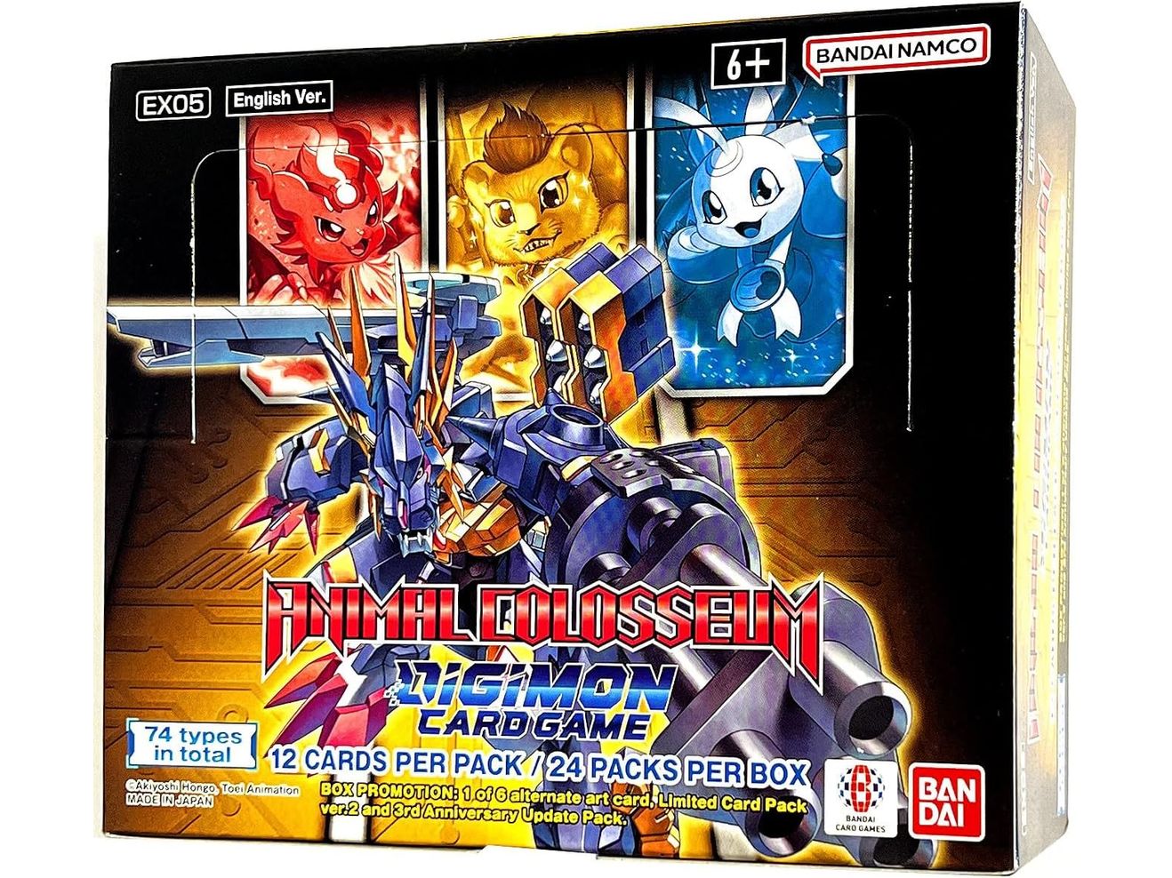 Digimon Card Game Animal Colosseum Booster Box - Miraj Trading