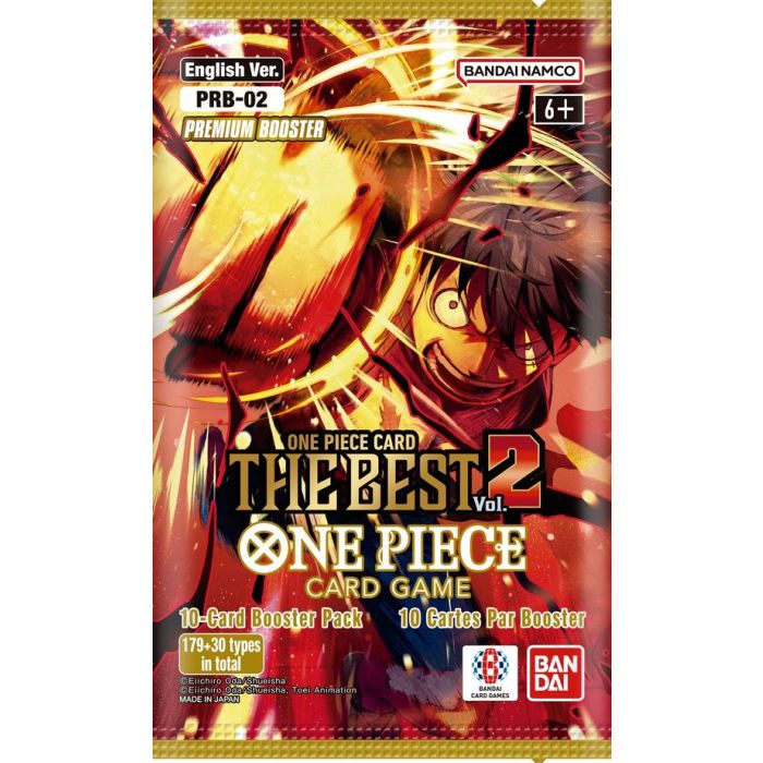 One Piece The Best Premium Volume 2 Booster Pack (5 Packs a Lot) - Miraj Trading