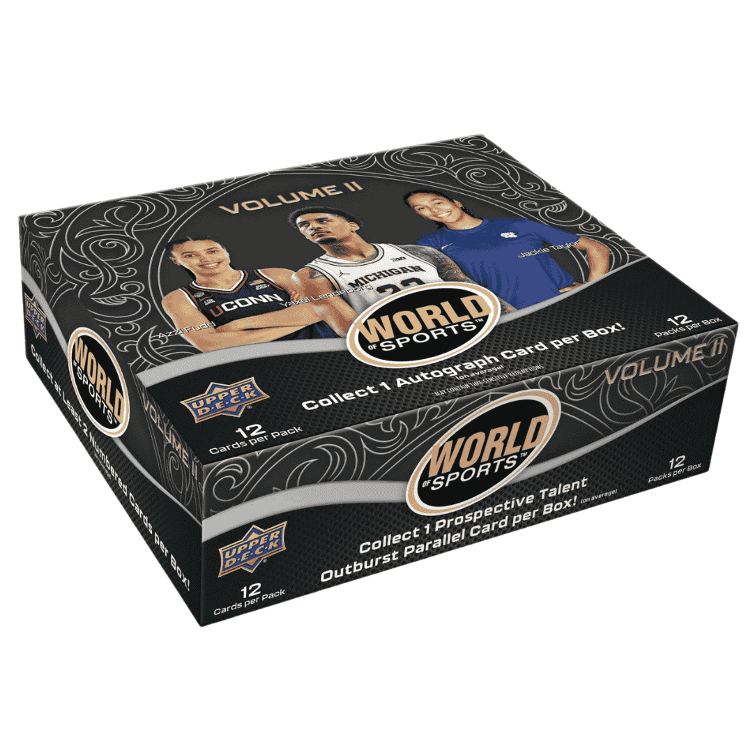 2025 Upper Deck World Of Sport Vol. 2 Hobby Box - Miraj Trading