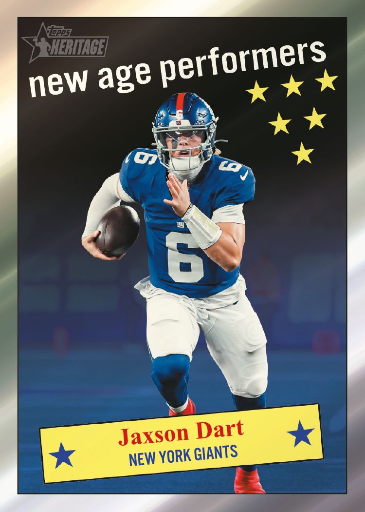 2026 Topps Heritage Football Blaster Box - Miraj Trading