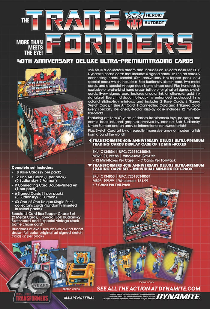 Transformers 40th Anniversary Deluxe Ultra Premium Mini Box (Pre-Order) - Miraj Trading