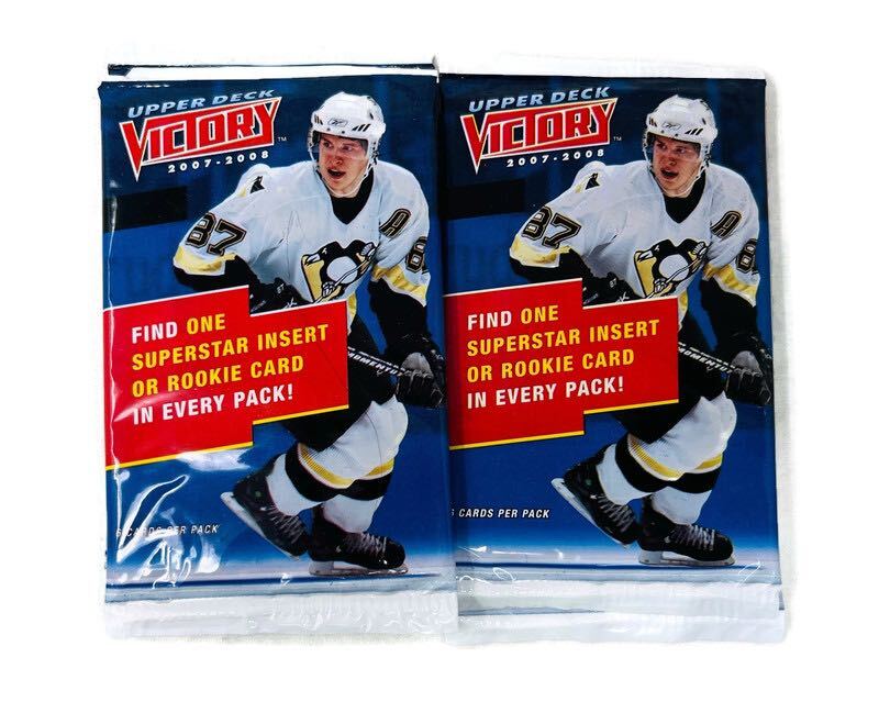 2007-08 Upper Deck Victory Hockey Packs (Lot of 5 Packs) - Miraj Trading