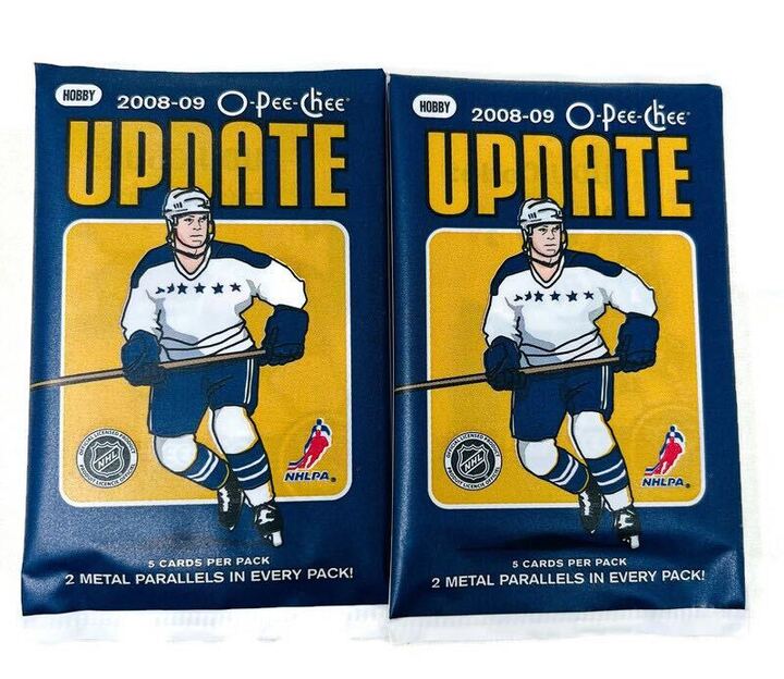 2008-09 Upper Deck O-Pee-Chee Update Hockey Hobby Packs (Lot of 6 Packs) - Miraj Trading