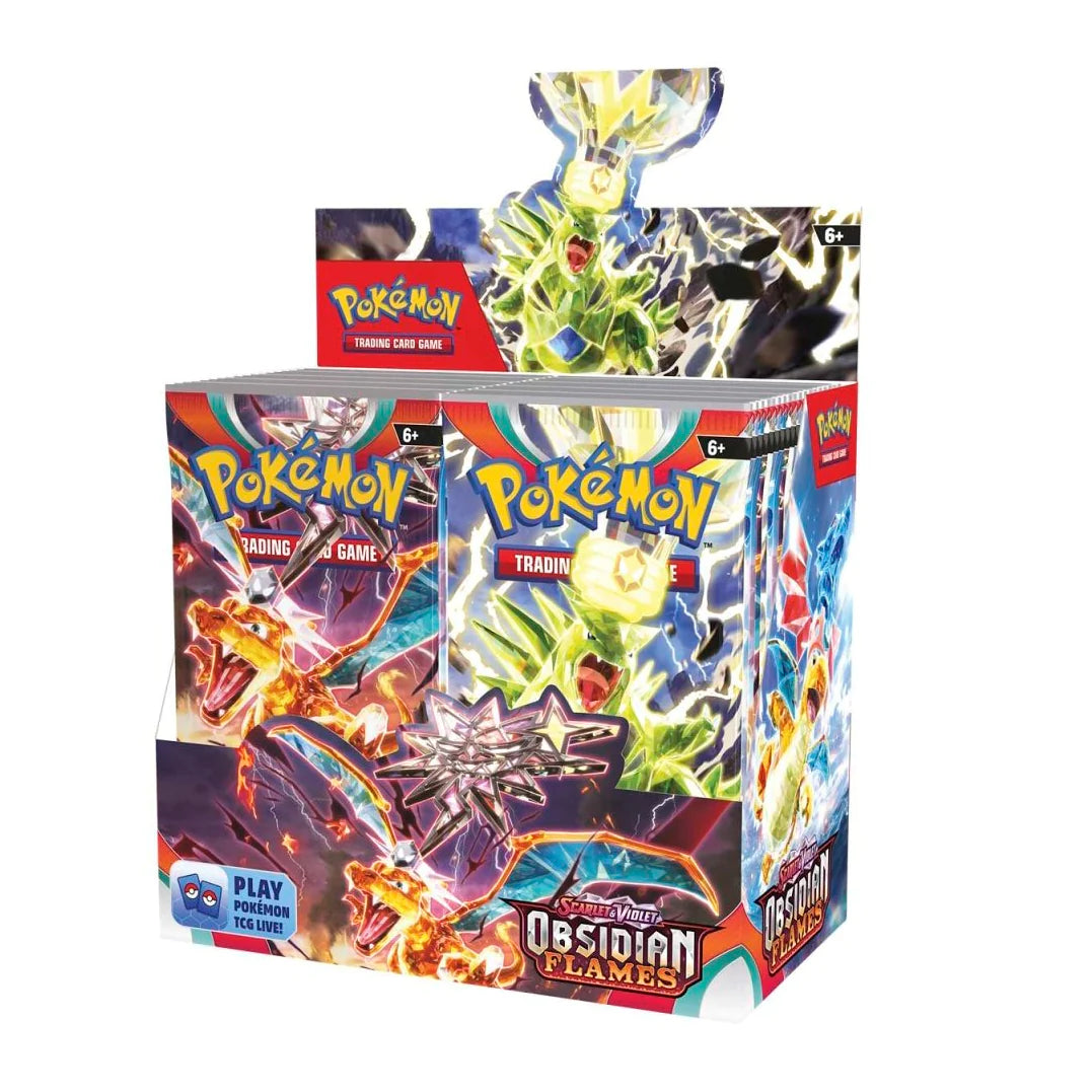 Pokemon Scarlet And Violet Obsidian Flames Booster Box Case (Case of 6 Boxes) (Pre-Order) - Miraj Trading