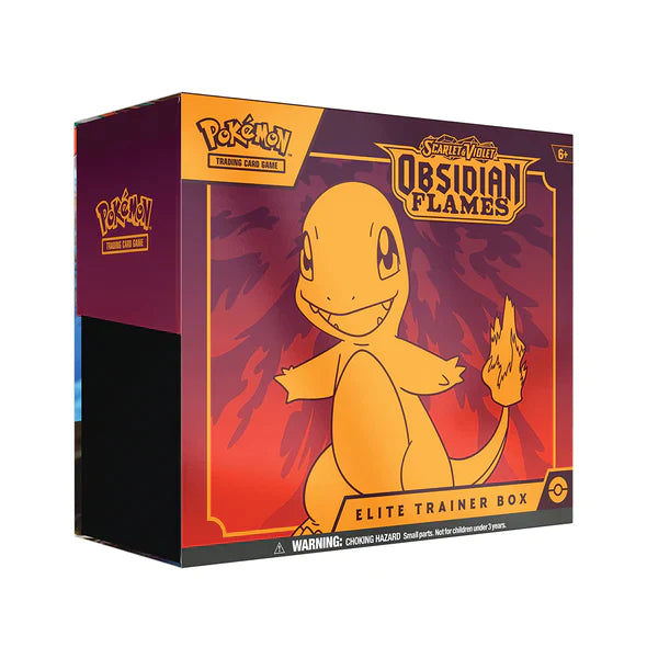 Pokemon Scarlet And Violet Obsidian Flames Elite Trainer Box Case (Case of 10 Boxes) (Pre-Order) - Miraj Trading