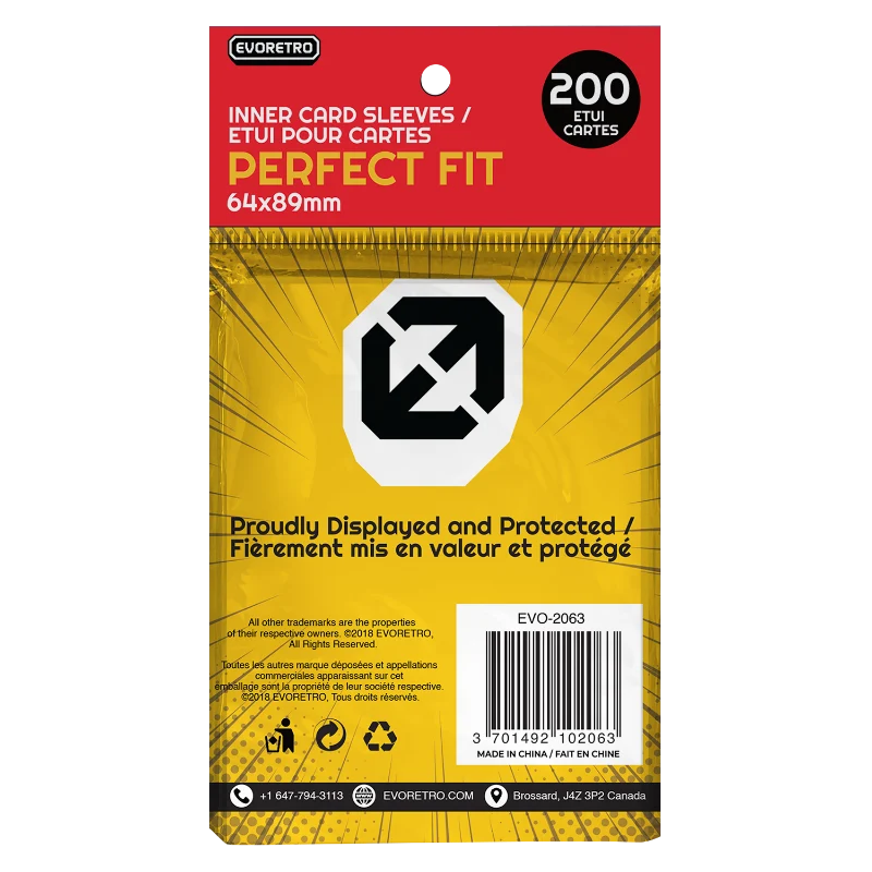 Evoretro Perfect Fit Sleeves (Inner Sleeves)(200ct) - Miraj Trading